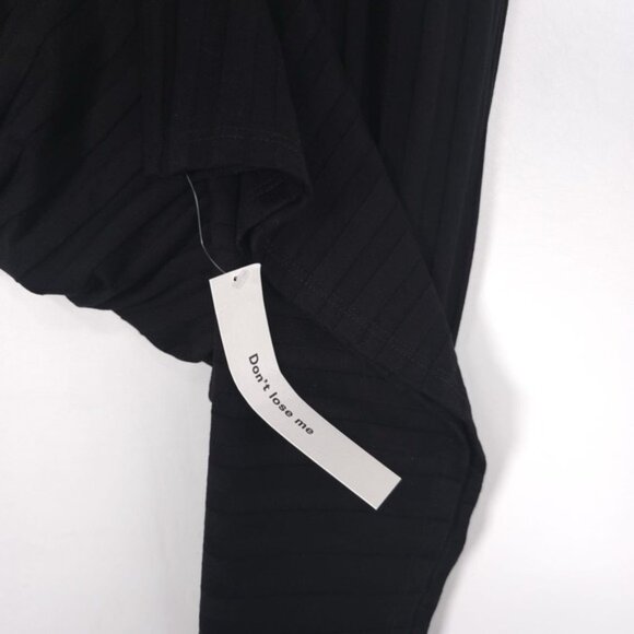 NWT Reformation Women's MEDIUM Lani Knit Maxi Dress Black USA MADE Button Front - Picture 9 of 12